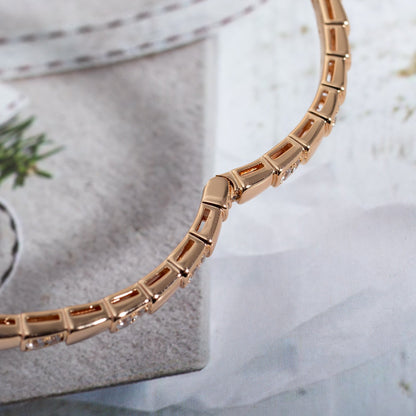 [Stars Jewelry]SERPENTI SMALL BRACELET PINK GOLD DIAMOND