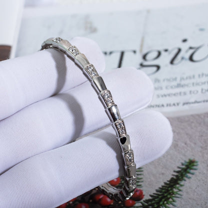 [Stars Jewelry]SERPENTI BRACELET SILVER DIAMOND