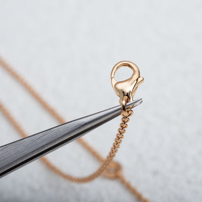 [Stars Jewelry]PARENTESI NECKLACE PINK GOLD