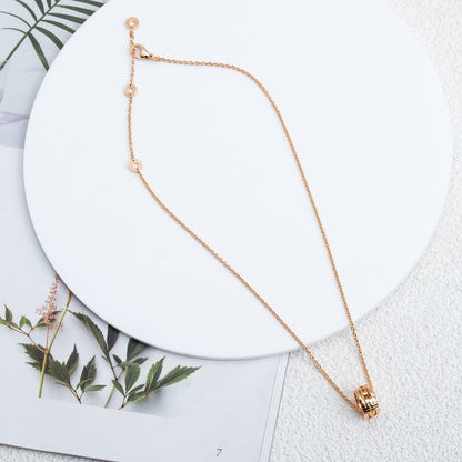 [Stars Jewelry]PARENTESI NECKLACE PINK GOLD