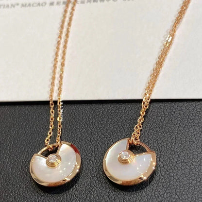 [Stars Jewelry]AMULETTE ROSE GOLD MOP NECKLACE