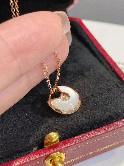 [Stars Jewelry]AMULETTE ROSE GOLD MOP NECKLACE
