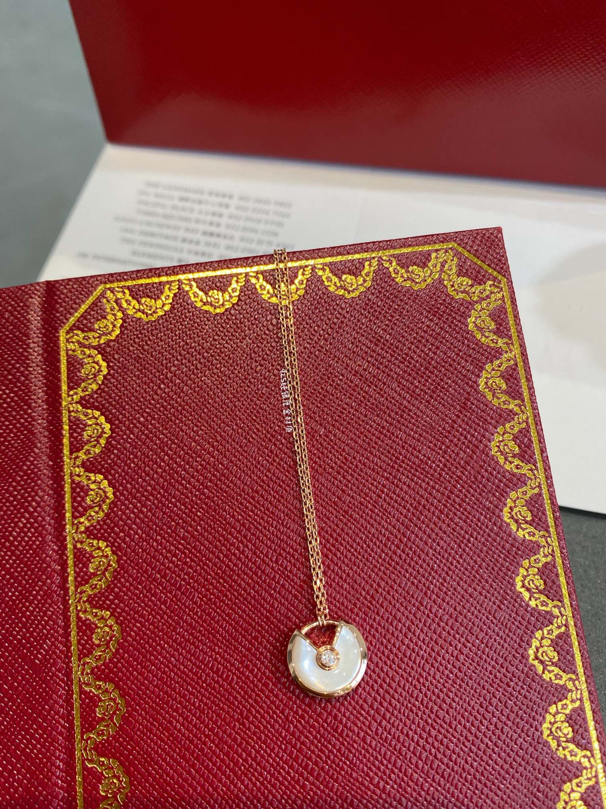 [Stars Jewelry]AMULETTE ROSE GOLD MOP NECKLACE