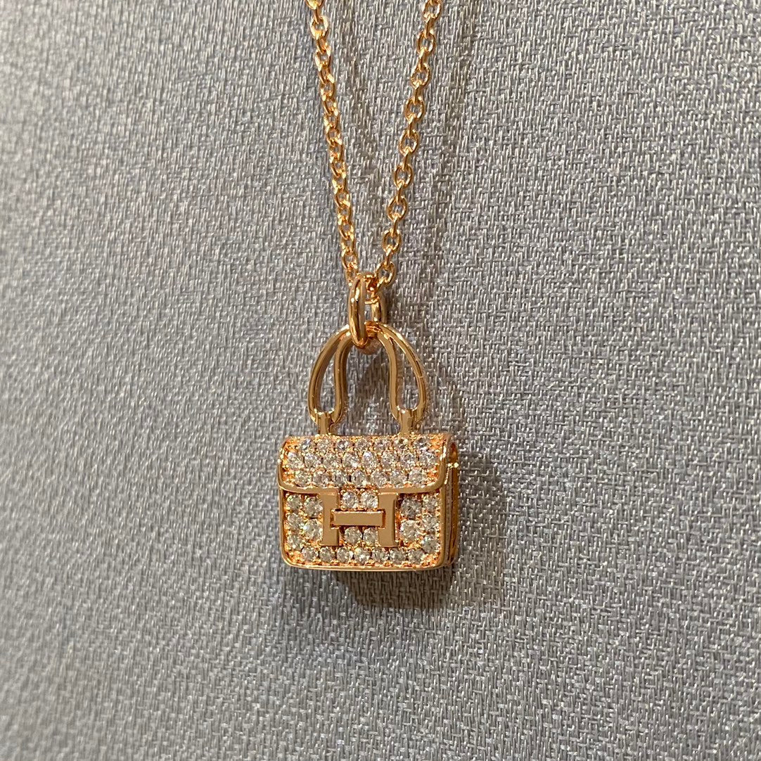 [Stars Jewelry]CONSTANCE PEDANT DIAMOND NECKLACE