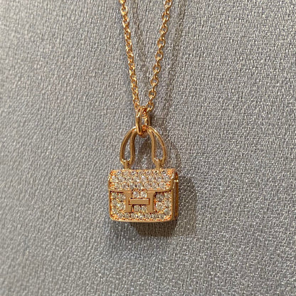[Stars Jewelry]CONSTANCE PEDANT DIAMOND NECKLACE