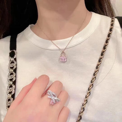 [Stars Jewelry]CONSTANCE PEDANT PURPLE DIAMOND NECKLACE