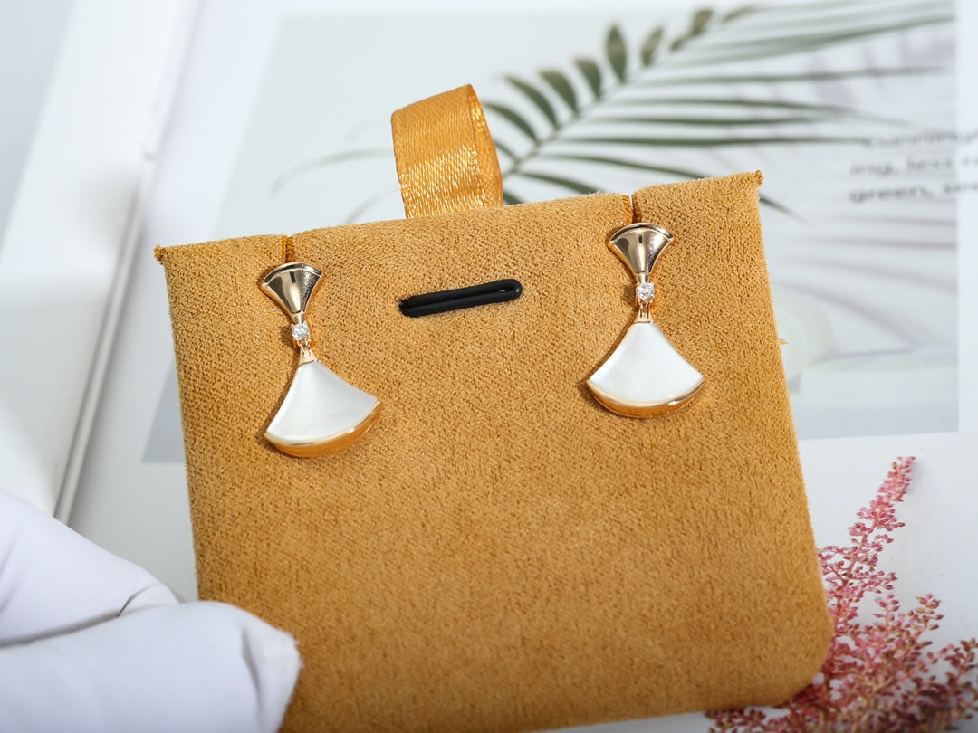 [Stars Jewelry]DREAM MOP PINK GOLD EARRINGS