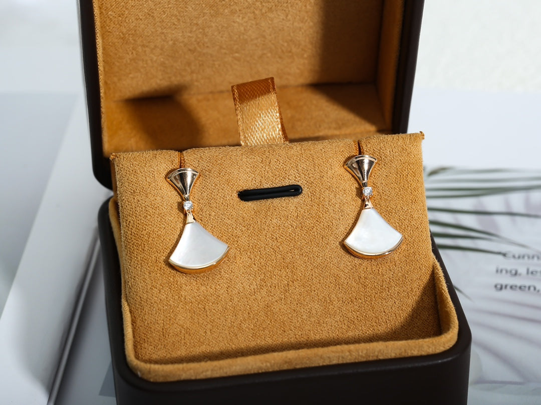 [Stars Jewelry]DREAM MOP PINK GOLD EARRINGS