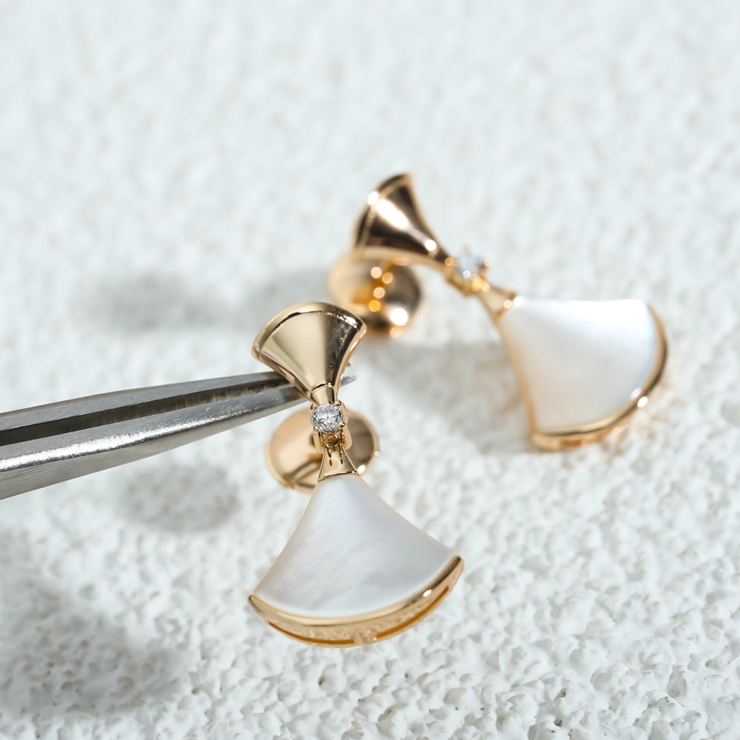 [Stars Jewelry]DREAM MOP PINK GOLD EARRINGS