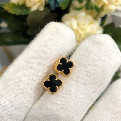[Stars Jewelry]CLOVER MINI GOLD EARRINGS