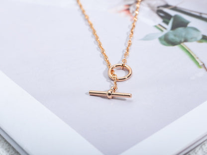 [Stars Jewelry]ECHAPPEE NECKLACE PINK GOLD