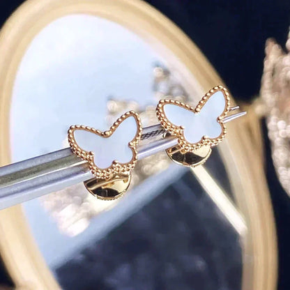 [Stars Jewelry]SWEET BUTTERFLY MOP EARSTUDS