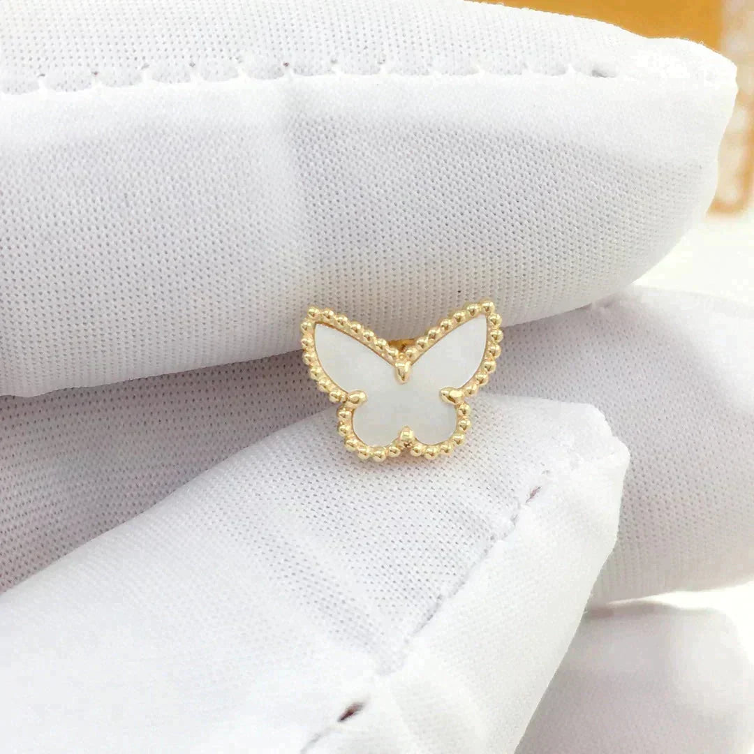 [Stars Jewelry]SWEET BUTTERFLY MOP EARSTUDS