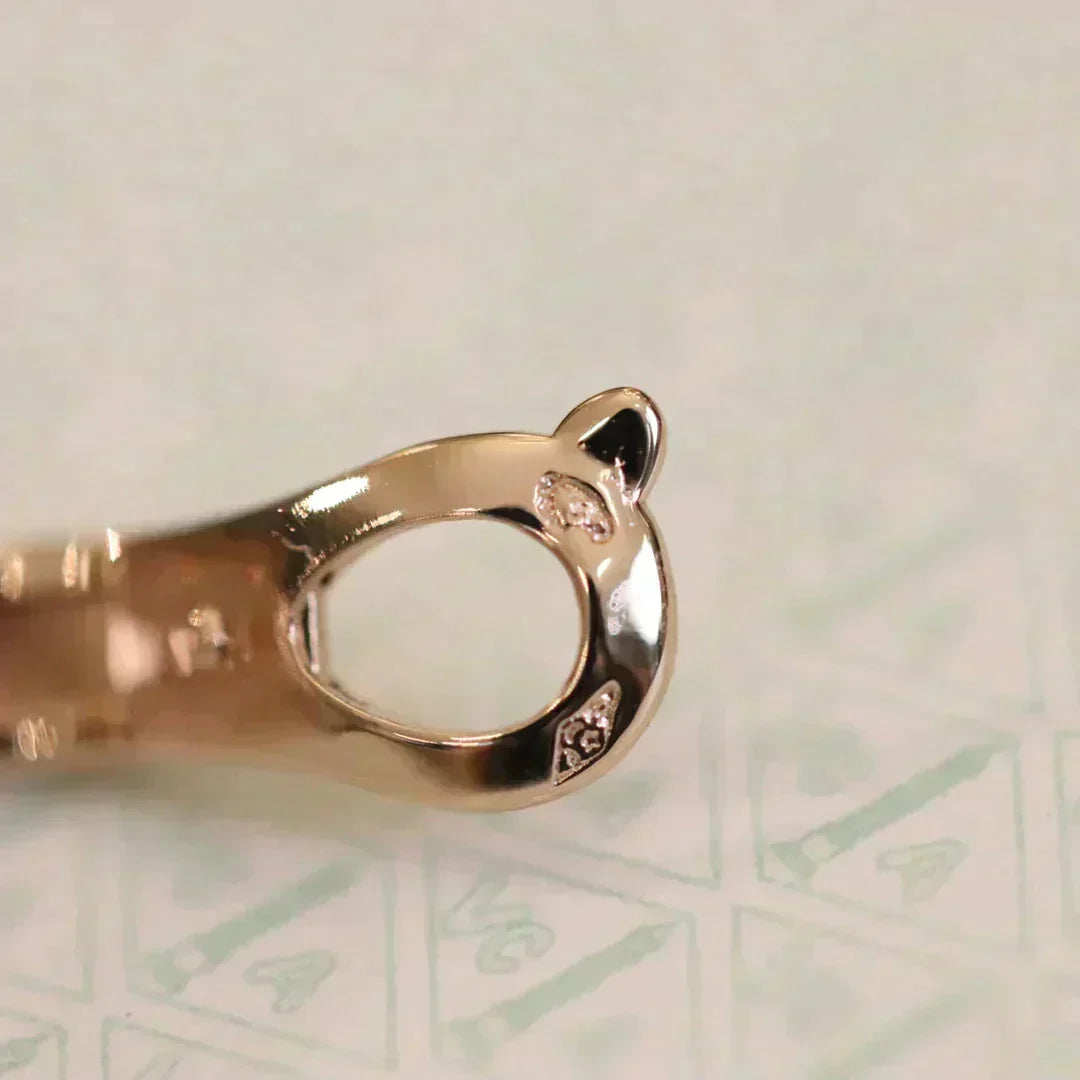 [Stars Jewelry]CLOVER MEDIUM 1 MOTIFS FUll DIAMOND EARRINGS
