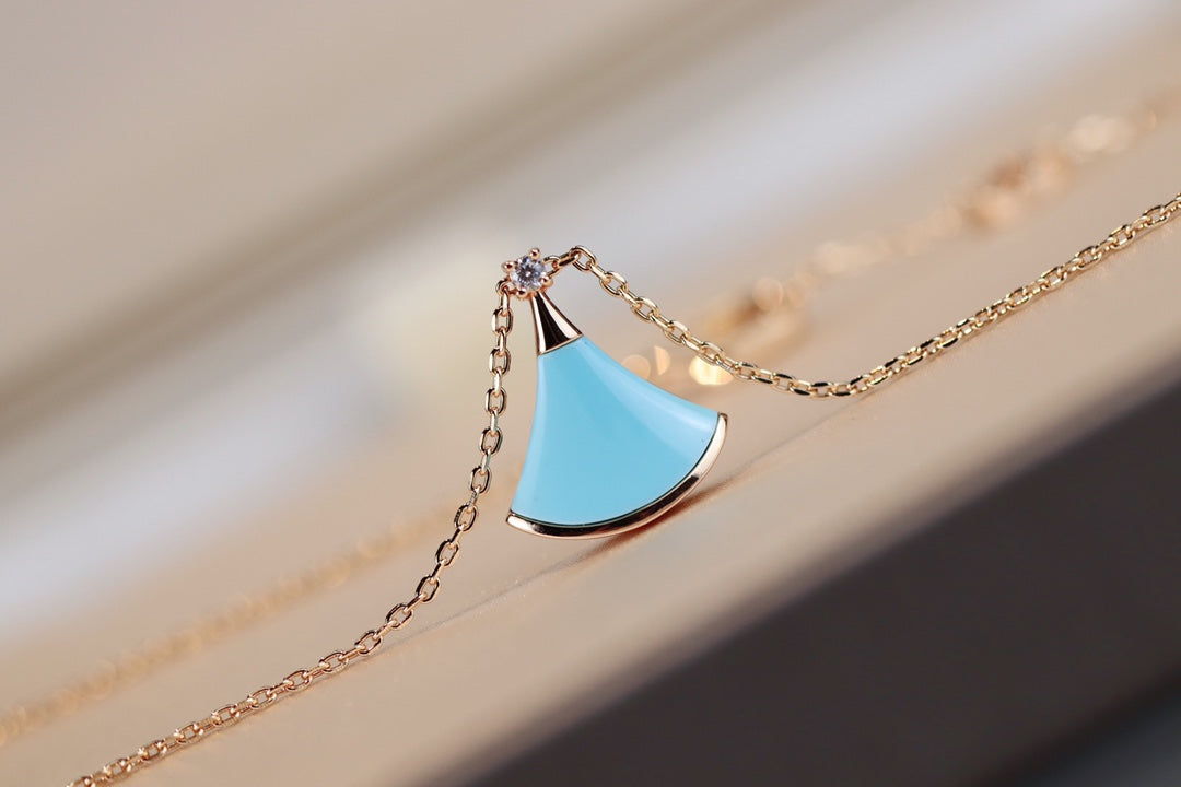 [Stars Jewelry]DREAM NECKLACE TURQUOISE PINK GOLD
