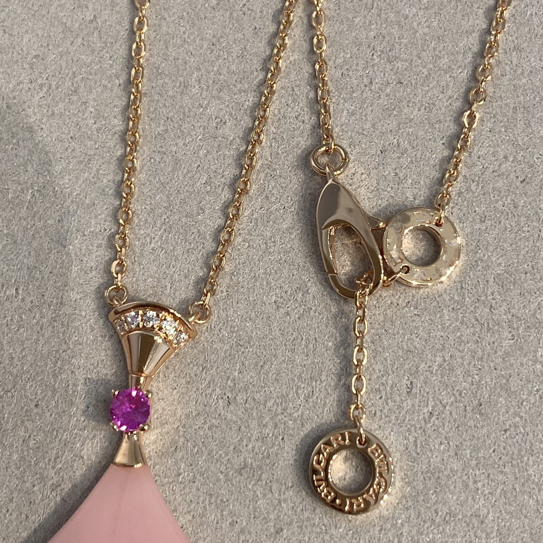[Stars Jewelry]DREAM NECKLACE PINK OPAL