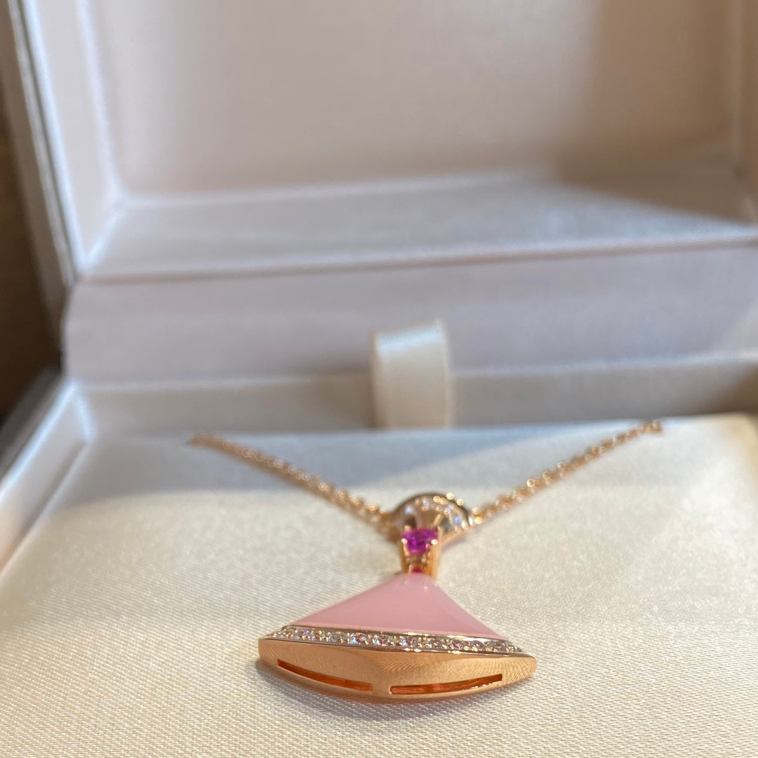 [Stars Jewelry]DREAM NECKLACE PINK OPAL