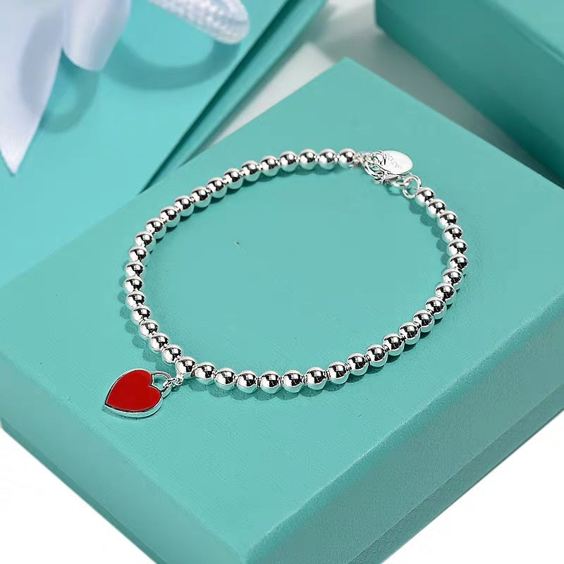 [Stellar jewels]MINI HEART BRACELET SILVER