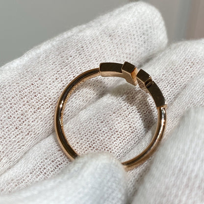 [Stellar jewels] WIRE RING DIAMOND PINK GOLD