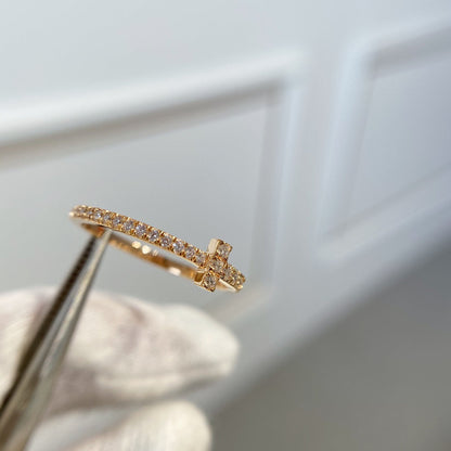 [Stellar jewels]T RING DIAMOND PINK GOLD
