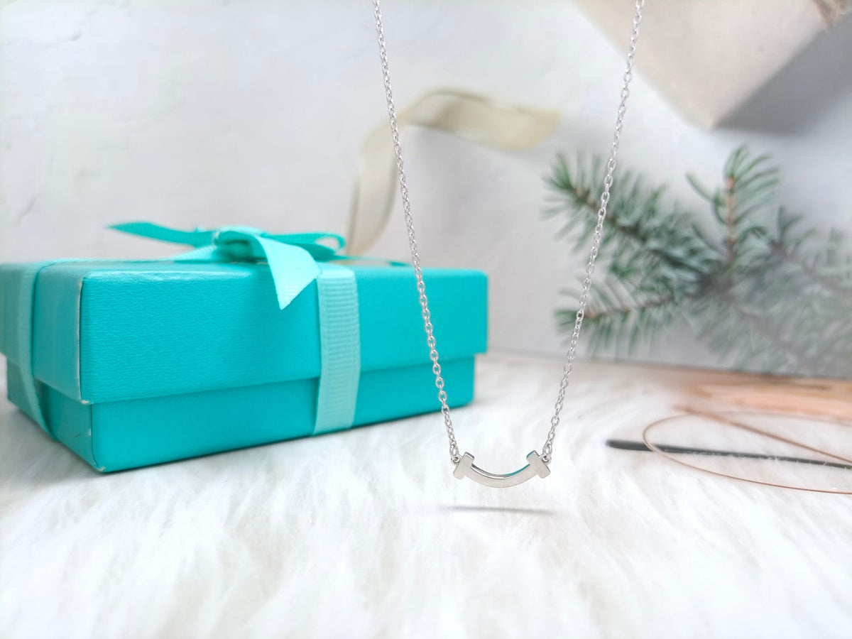 [Stellar jewels]MINI SMILE PEDANT NECKLACE