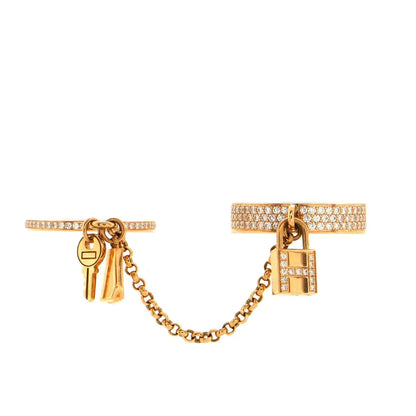 [Stars Jewelry]HM KELLY CLOCHETTE DOUBLE RING IN  WITH DIAMONDS