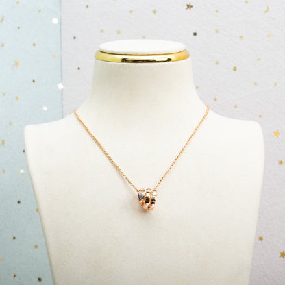 [Stars Jewelry]SERPENTI PINK GOLD NECKLACE DIAMOND