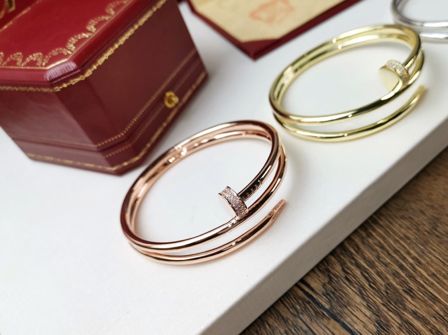 [Stars Jewelry]JUSTE BRACELET 3.5MM DOUBLE ROW DIAMOND