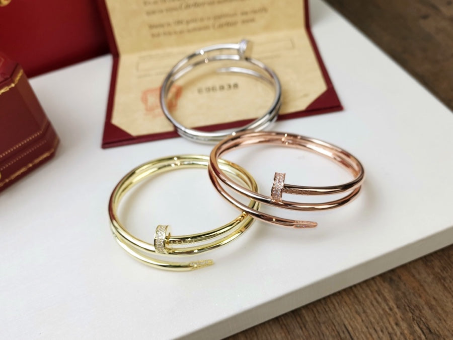 [Stars Jewelry]JUSTE BRACELET 3.5MM DOUBLE ROW DIAMOND