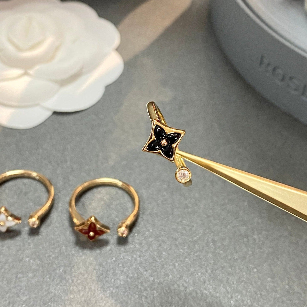 [Stars Jewelry]STAR 1 DIAMOND OPEN RING