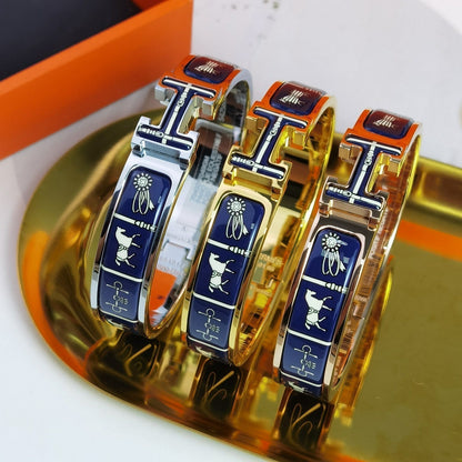 [Stars Jewelry]H COUVERTURES DARK BLUE BRACELET