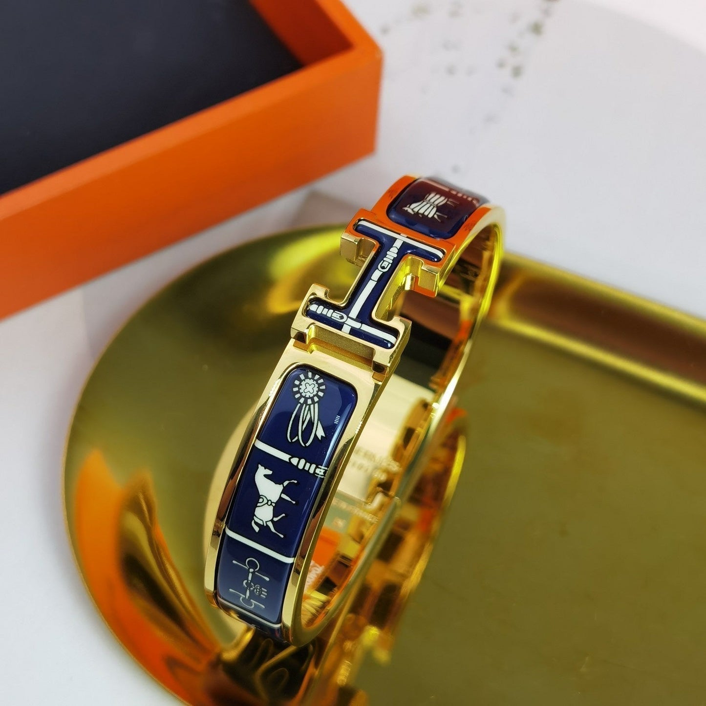 [Stars Jewelry]H COUVERTURES DARK BLUE BRACELET