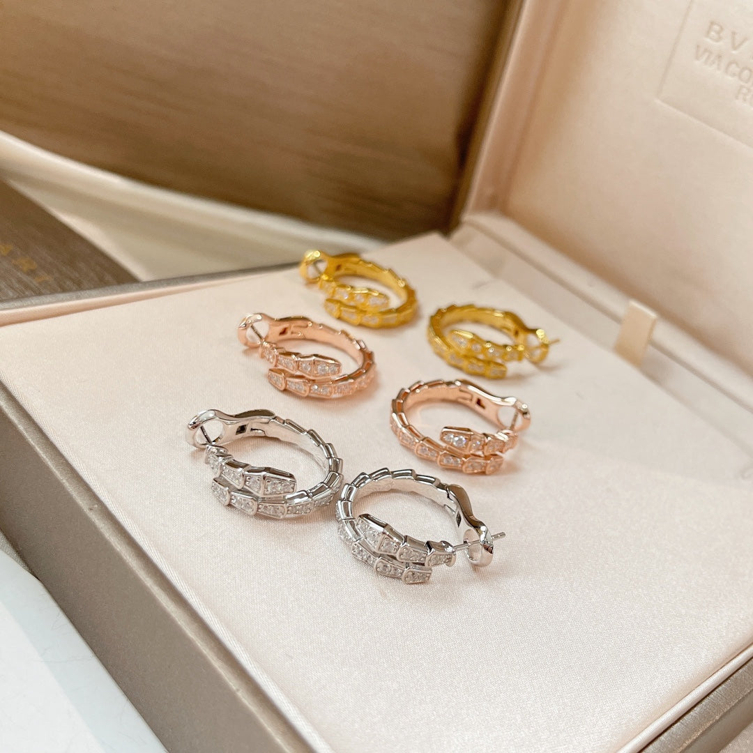 [Stars Jewelry]SERPENTI EARRINGS DIAMOND