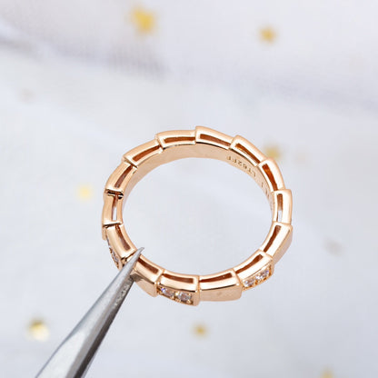 [Stars Jewelry]SERPENTI RING PINK GOLD  3MM