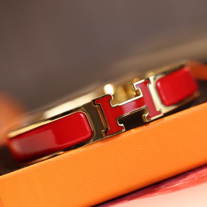 [Stars Jewelry]H BRACELET 12MM GOLD