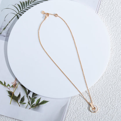 [Stars Jewelry]GARI NECKLACE PINK GOLD MOP