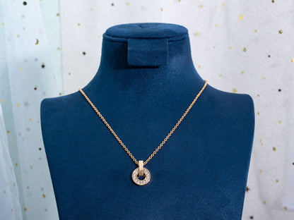 [Stars Jewelry]GARI NECKLACE PINK GOLD DIAMOND