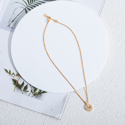 [Stars Jewelry]GARI NECKLACE PINK GOLD DIAMOND