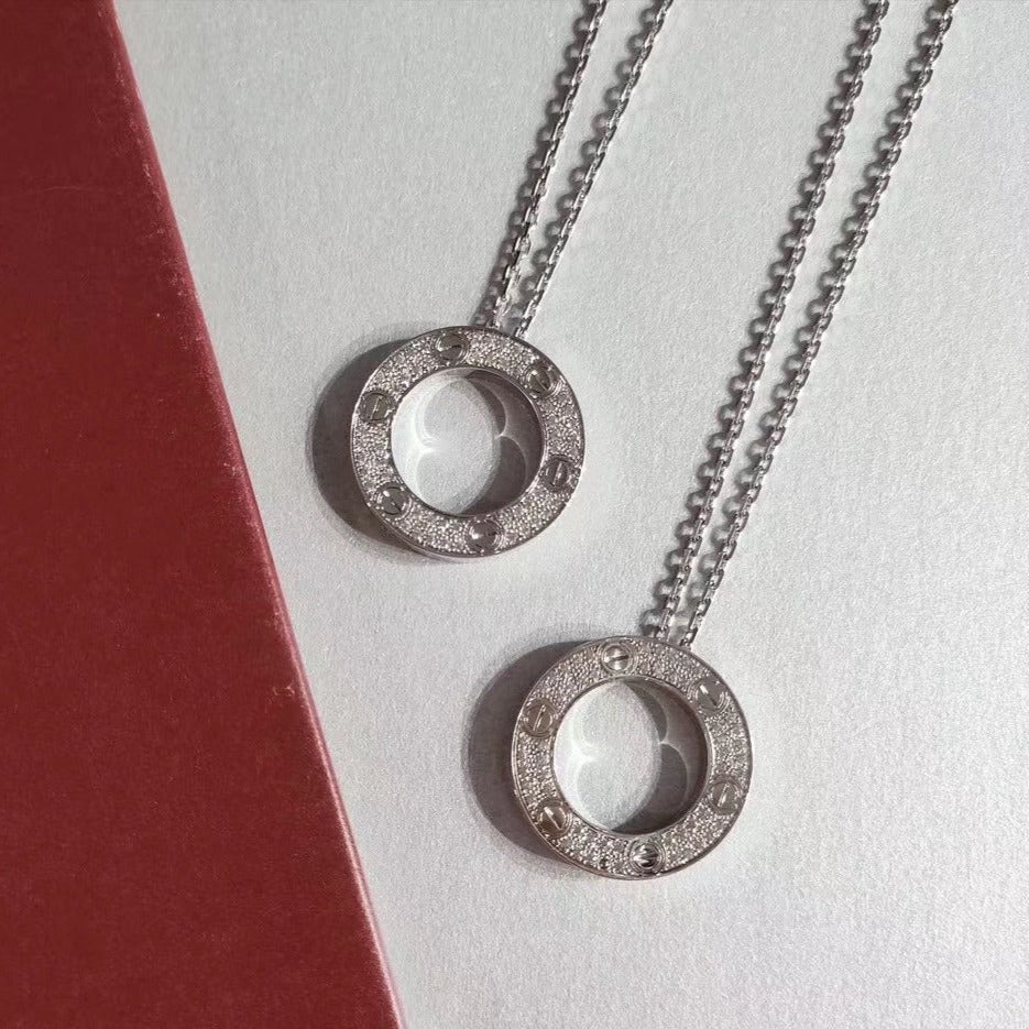 [Stars Jewelry]LOVE NECKLACE ADJUSTABLE SILVER