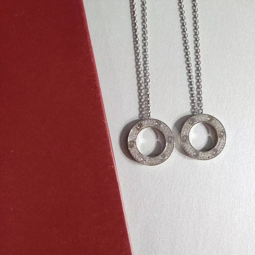 [Stars Jewelry]LOVE NECKLACE ADJUSTABLE SILVER