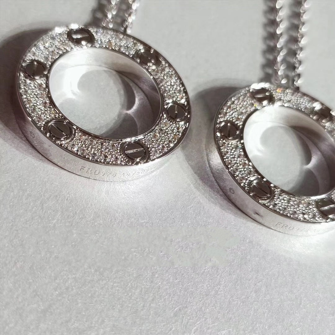 [Stars Jewelry]LOVE NECKLACE ADJUSTABLE SILVER