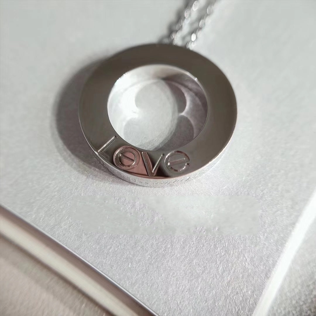 [Stars Jewelry]LOVE NECKLACE ADJUSTABLE SILVER