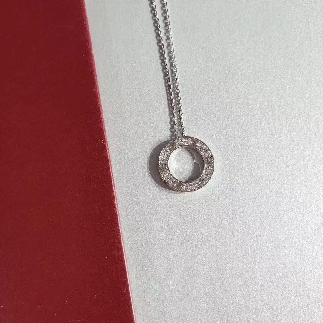 [Stars Jewelry]LOVE NECKLACE ADJUSTABLE SILVER