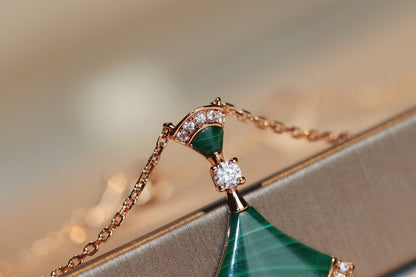 [Stars Jewelry]DREAM NECKLACE MALACHITE DIAMOND
