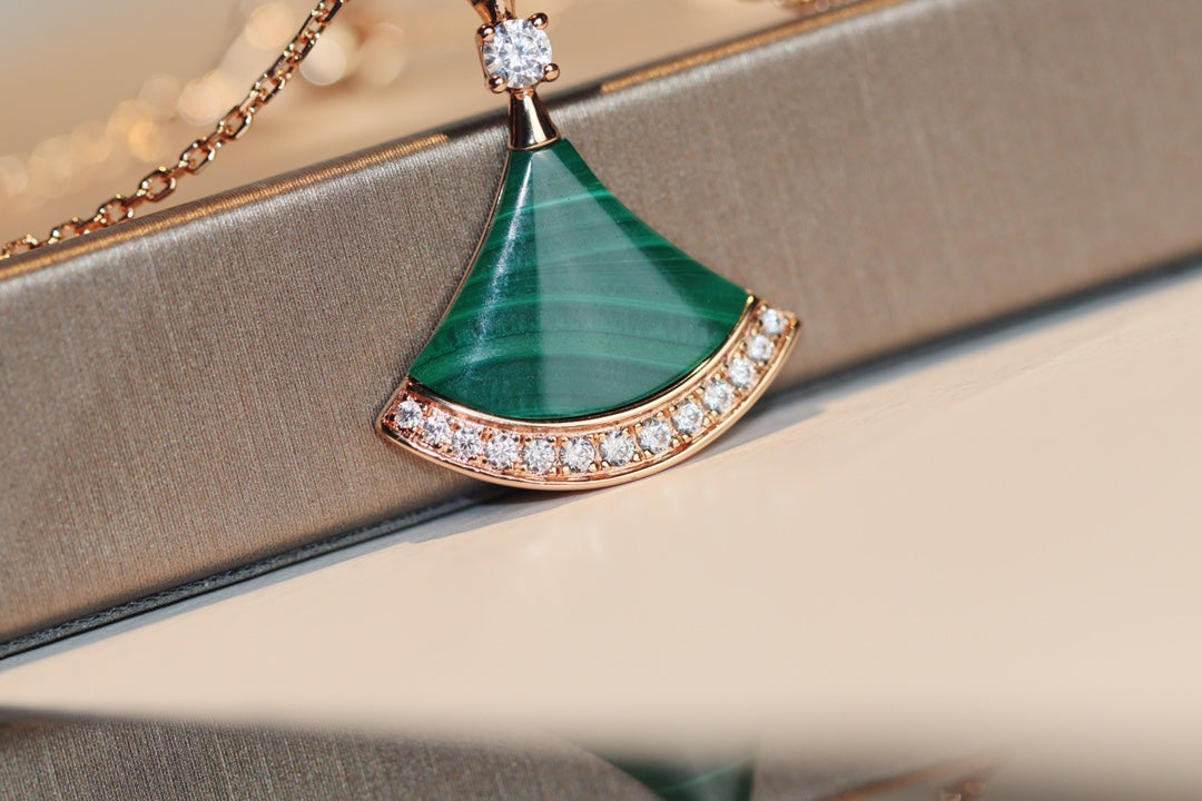 [Stars Jewelry]DREAM NECKLACE MALACHITE DIAMOND