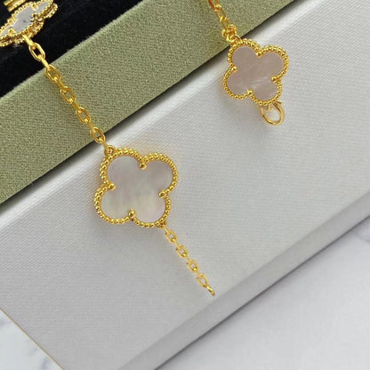 [Stars Jewelry]MAGIC CLOVER MOP GOLD BRACELET 5 MOTIFS
