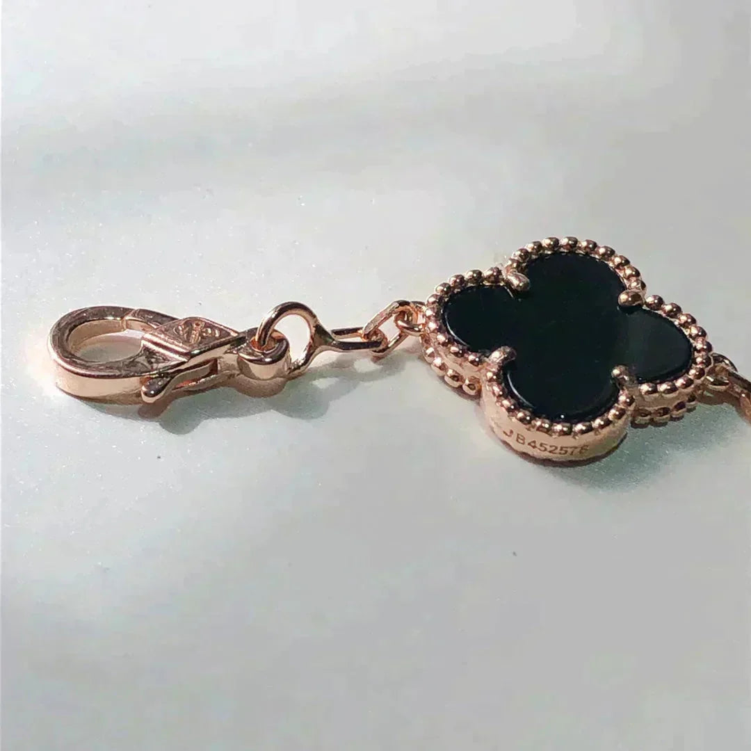 [Stars Jewelry]CLOVER 5 MOTIFS MULTICOLOR BRACELET
