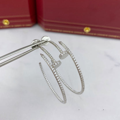 [Stars Jewelry]JUSTE EARRINGS FULL DIAMONDS 1.8MM