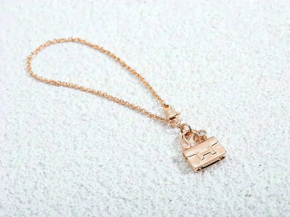 [Stars Jewelry]AMULETTE PEDANT ROSE GOLD NECKLACE