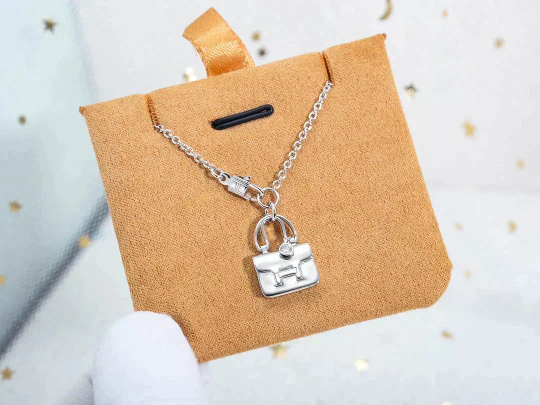 [Stars Jewelry]AMULETTE PEDANT SILVER NECKLACE